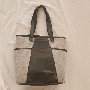 Elegant Black and Gray Tote Bag